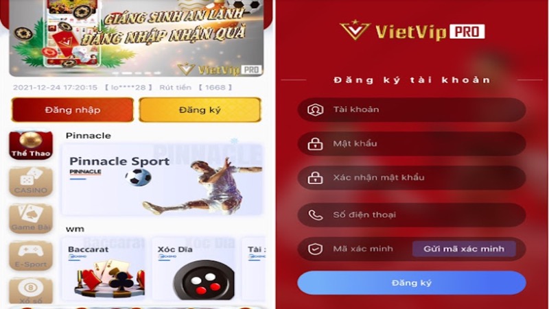 Quy trình các bước đăng ký tài khoản VietVip Đài Loan cho người mới