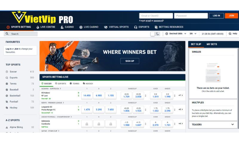 Các link đăng nhập Vietvip Đài Loan uy tín.